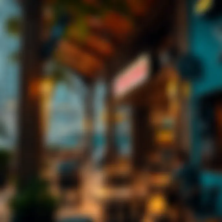 A map highlighting key neighborhoods for coffee shop investments