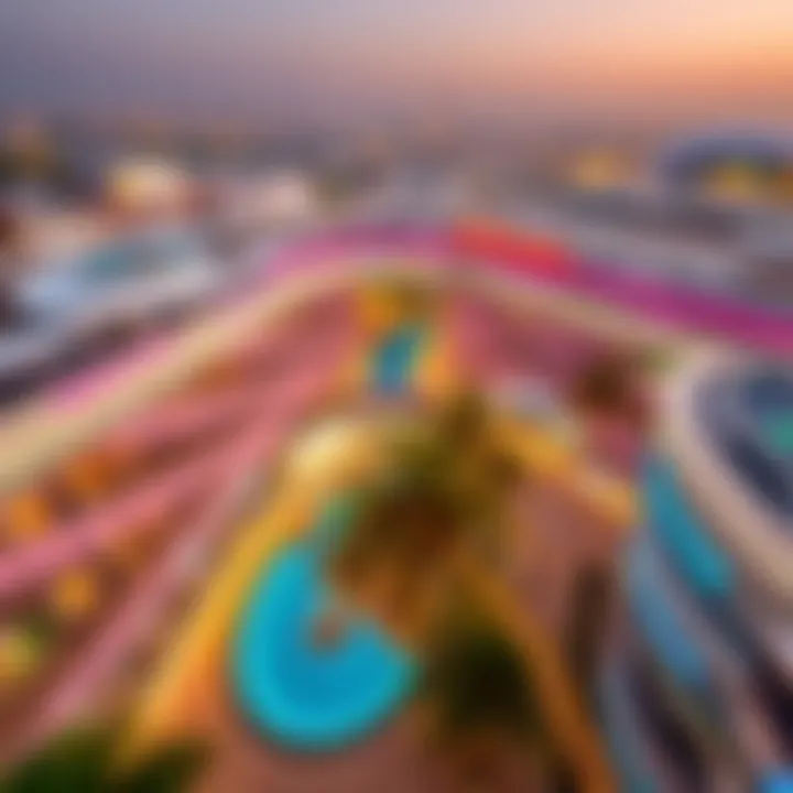 Aerial view of Dubai Mall showcasing its grandeur