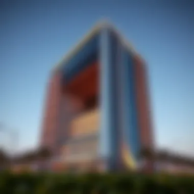 Stunning exterior view of Al Fahad Building showcasing its modern architecture