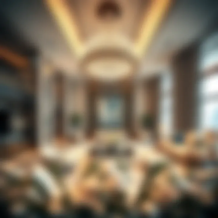 Elegant Interiors of Al Fahad Tower 2 Interior design showcasing elegance at Al Fahad Tower 2