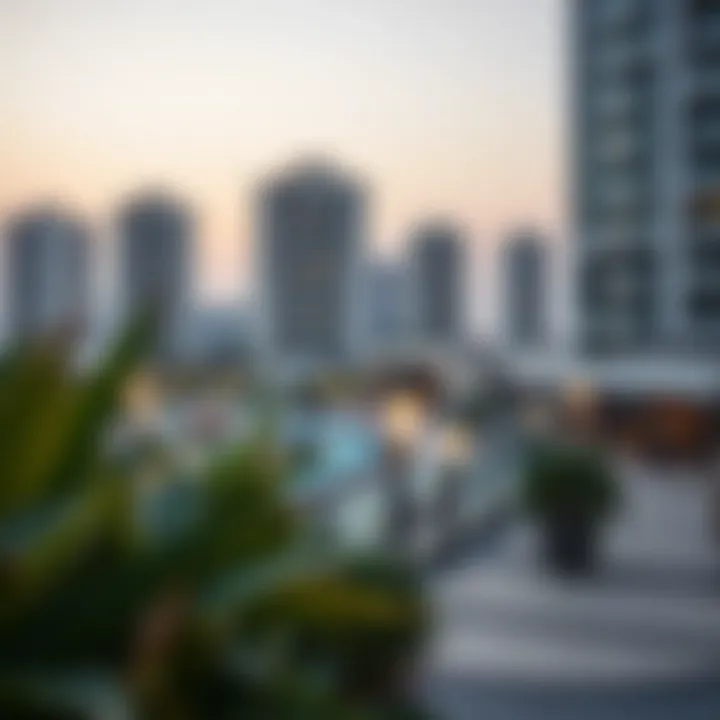 Recreational amenities at Al Fattan Park View Tower