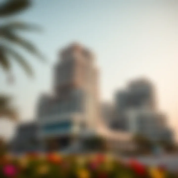 Stunning exterior view of Al Fattan Park View Tower