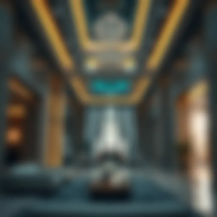 Interior Features of Al Nakheel Building Interior space of the Al Nakheel Building highlighting its modern features