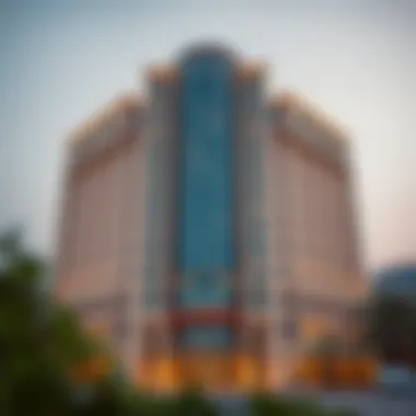 Architectural Elegance of Al Otaiba Building Stunning exterior view of the Al Otaiba Building showcasing its architectural elegance