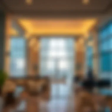 Modern Aesthetics Inside Al Otaiba Building Interior design elements highlighting the modern aesthetics of the Al Otaiba Building
