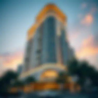 A stunning view of the Al Shaya Building showcasing its modern architecture