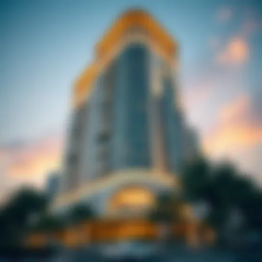A stunning view of the Al Shaya Building showcasing its modern architecture