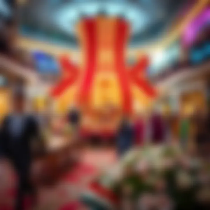 Cultural events being held at Al Warqa Mall, reflecting community engagement