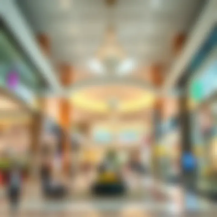 Interior shot highlighting the diverse retail spaces within Al Warqa Mall