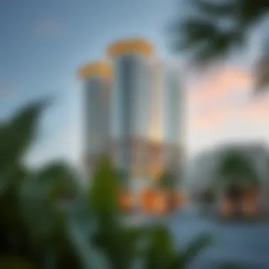 Luxurious residential building in Al Warqa highlighting real estate options