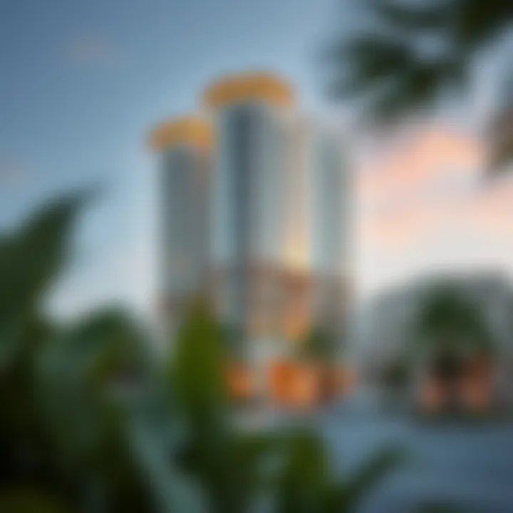 Luxurious residential building in Al Warqa highlighting real estate options