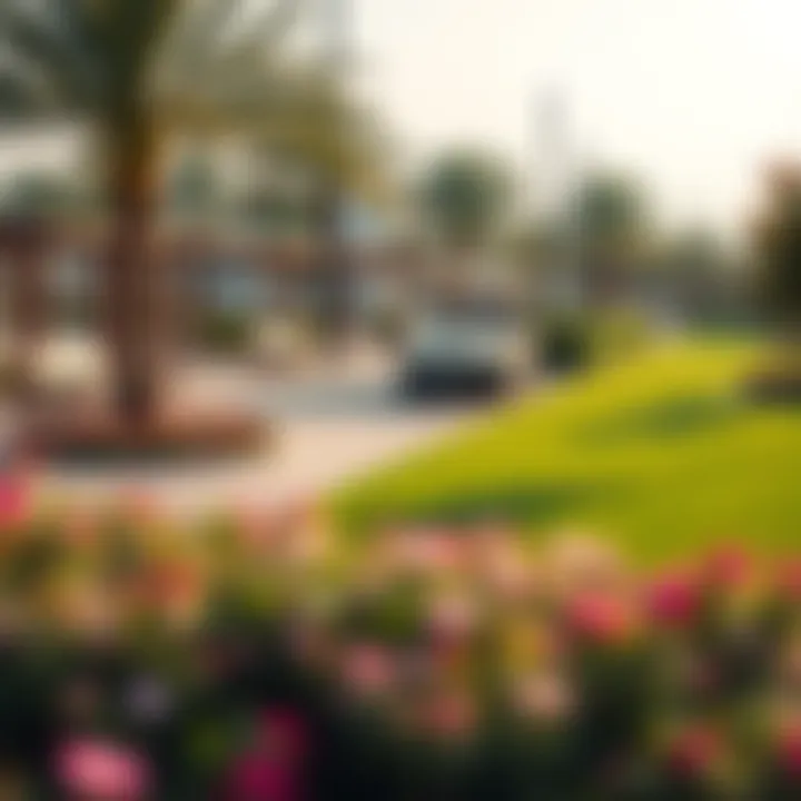 Lush green spaces and recreational areas in Al Zorah