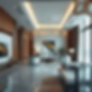 Interior design concept for residential spaces within the Aldar Project