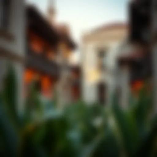 Traditional architecture in Altstadt Dubai