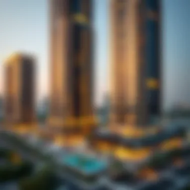 Investing opportunities in Amber Tower highlighted on a market graph