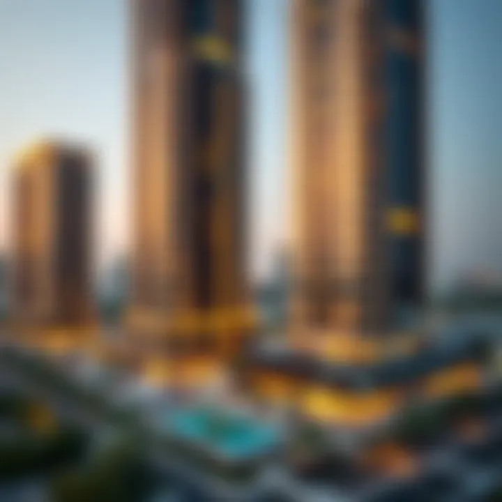Investing opportunities in Amber Tower highlighted on a market graph