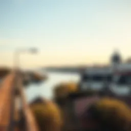 Scenic view of the Danube River showcasing its beauty and surrounding properties