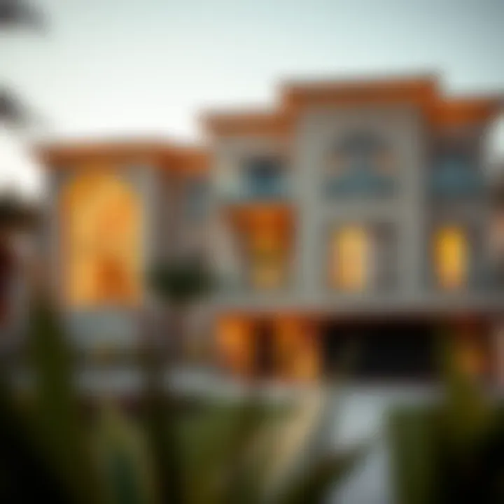 An elegant residential property representing luxury living in Dubai