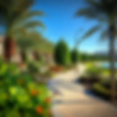 Serene Green Spaces in Arjan A tranquil park in Arjan featuring walking paths and lush landscaping