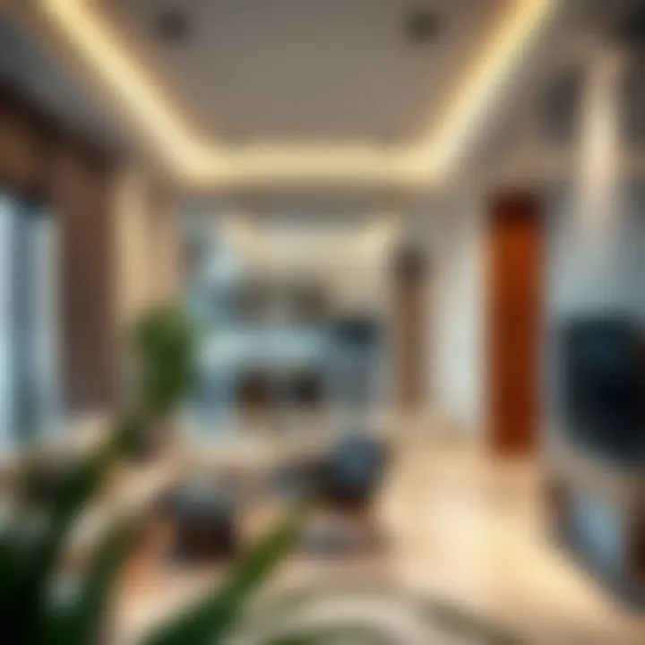 Interior view of a contemporary residential property in Al Quoz