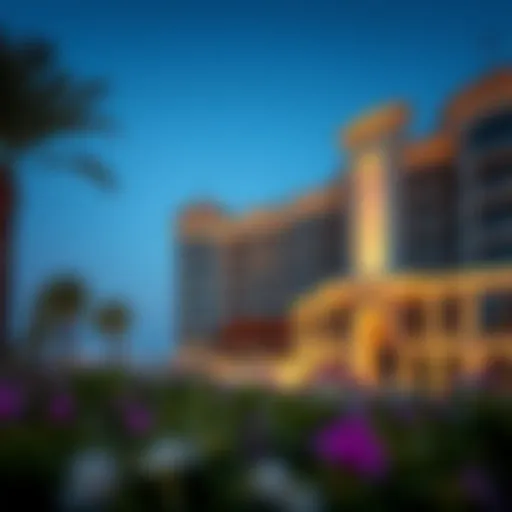 Stunning beachfront view of Azizi Mina