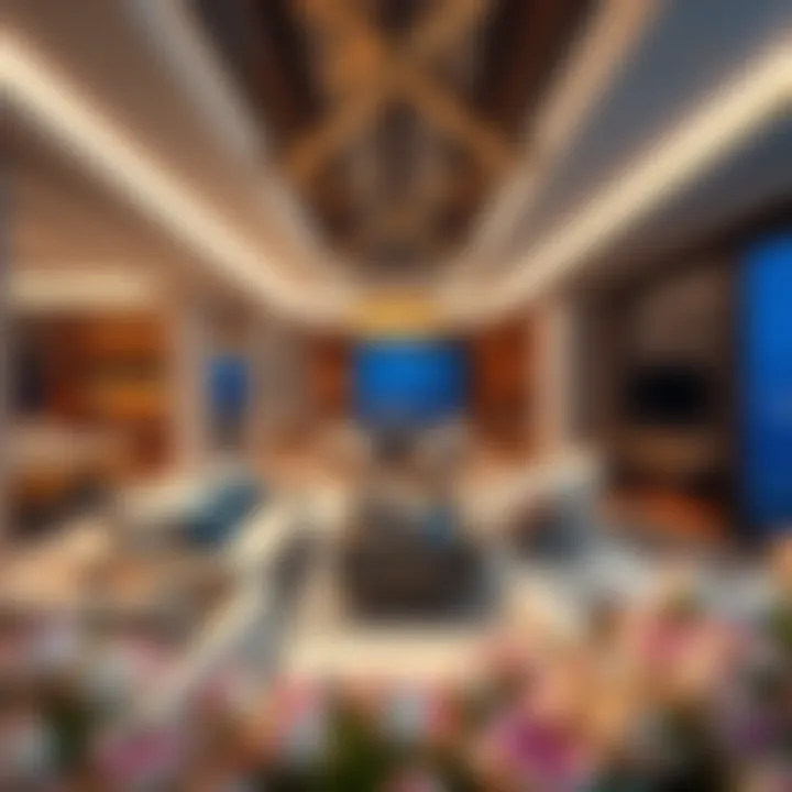 Luxurious interior design of a residence in Azizi Mina