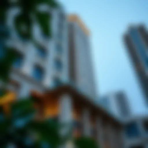 Architectural detail of Badri Building
