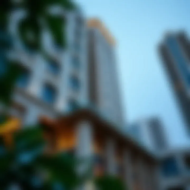 Architectural detail of Badri Building