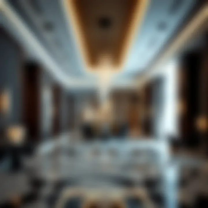 Interior design features of Badri Building