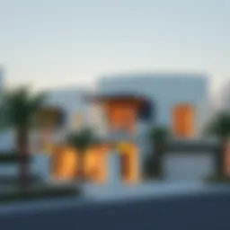 Modern architectural design of Bianca Townhouses