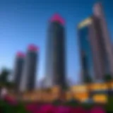 A stunning view of Bloom Towers showcasing its architectural design