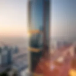 Aerial view of Brands Creek Tower showcasing its modern design