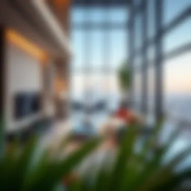 Interior view of a luxury apartment within Brands Creek Tower