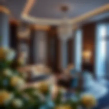Sophisticated Suite Interior at Bulgari Hotel Elegant interior of a Bulgari Hotel suite