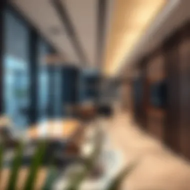 Modern office space within Cayan Business Center highlighting contemporary design