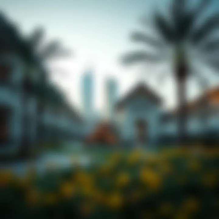 Community parks and recreational areas in City Center Mirdif