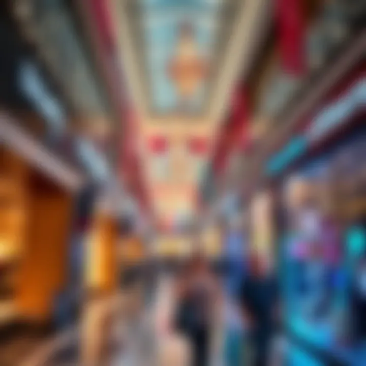 Vibrant shopping scene in City Center Mirdif