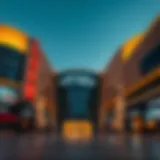 Stunning architectural design of City Walk Cinema