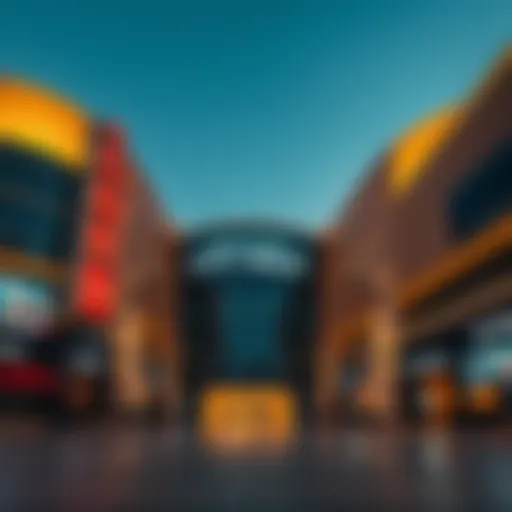 Stunning architectural design of City Walk Cinema