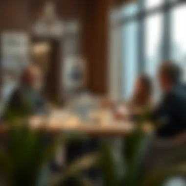 Strategic Investment Discussions Business meeting focused on investment strategies
