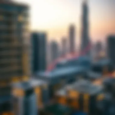 Real Estate Market Dynamics in Dubai Graph depicting real estate market trends in Dubai