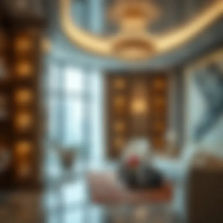 Interior design of a luxury Al Azizi project