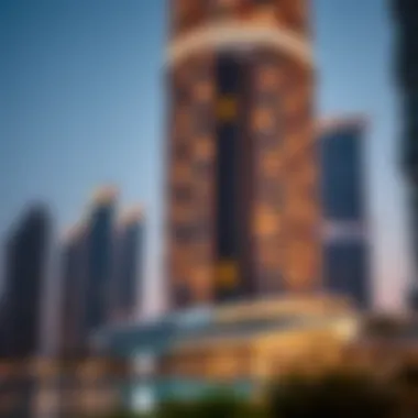 Architectural Marvels of Dubai Marina Innovative architectural design of a residential tower