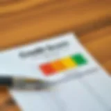 Understanding Your Credit Score Report Illustration of a credit score report