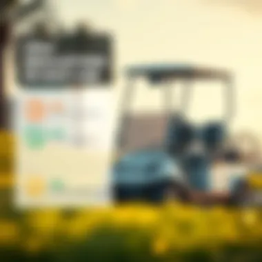 Detailed infographic showing golf car regulations in Dubai