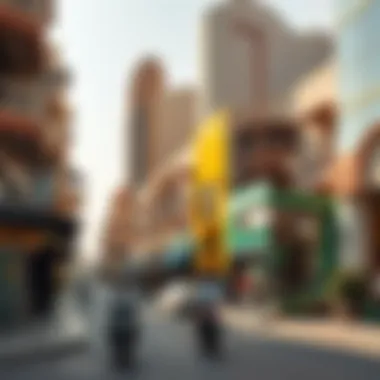 Al Nahda Streetscape and Local Culture Vibrant streetscape of Al Nahda showcasing local culture