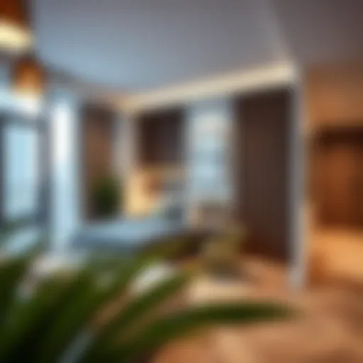 Chic Studio Apartment Design Stylish studio apartment interior in Dubai