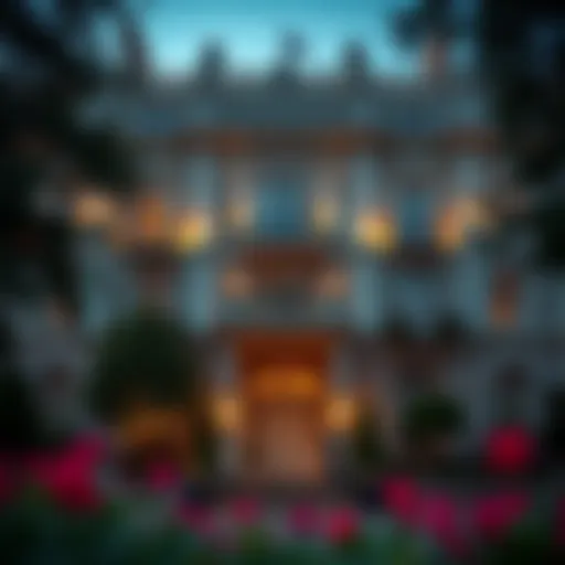 Stunning exterior view of the Bonnington Hotel showcasing its elegant architecture