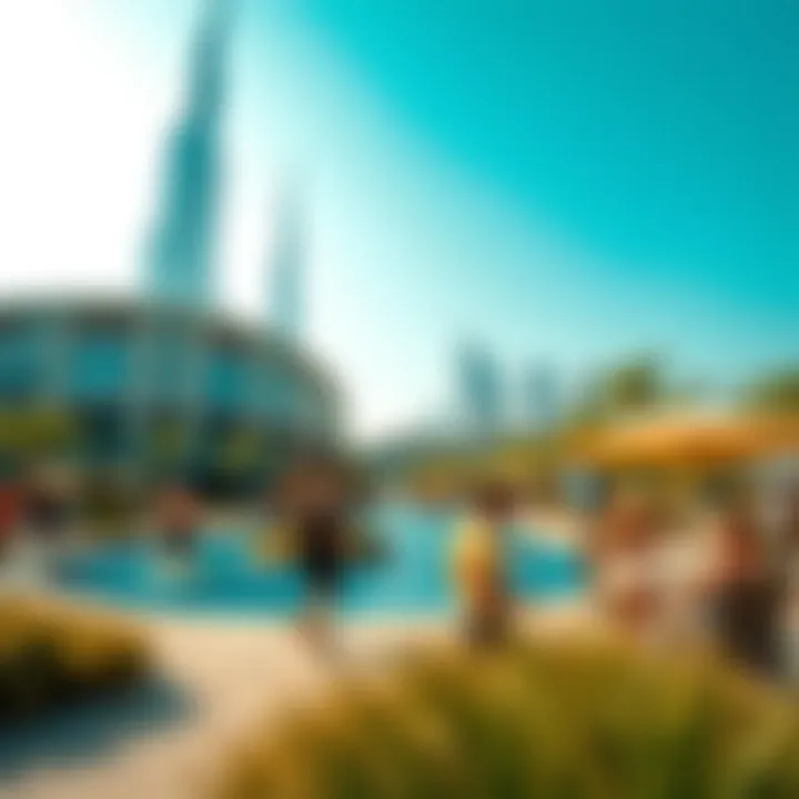 Recreational amenities in MBR City, highlighting leisure activities