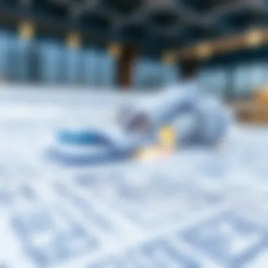 Architectural blueprint showcasing innovative designs